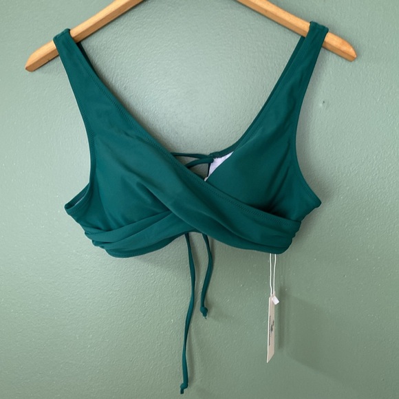 New Women's High Waisted Bikini Twist Front Tie Back 2 Piece Swimsuits - Picture 6 of 12